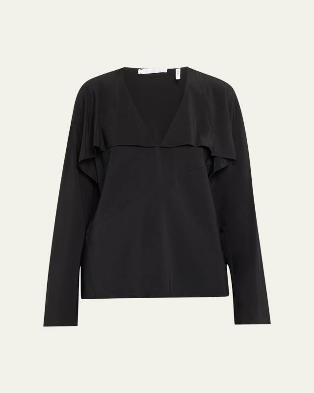 Silk Scarf Blouse